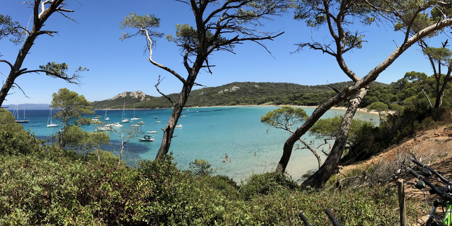 Porquerolles, vlak bij de camping in Zuid-Frankrijk