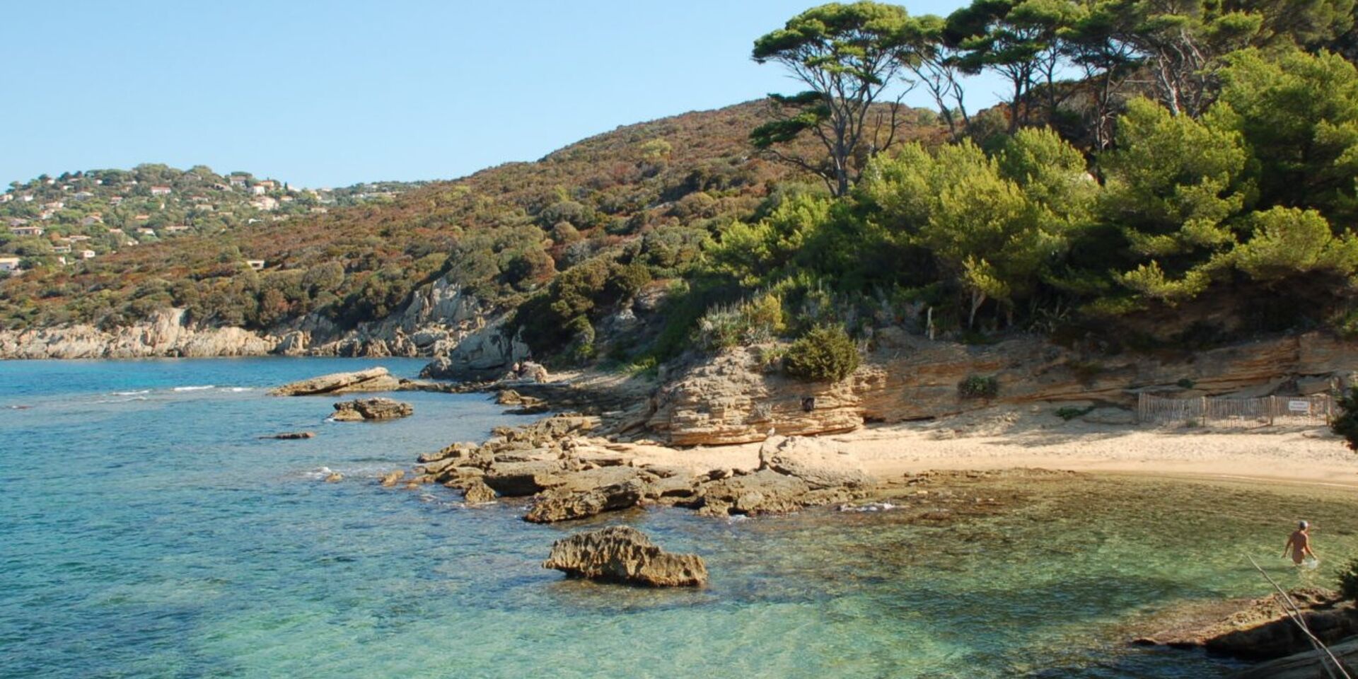 Camping in de Provence vlakbij het eiland Le Levant