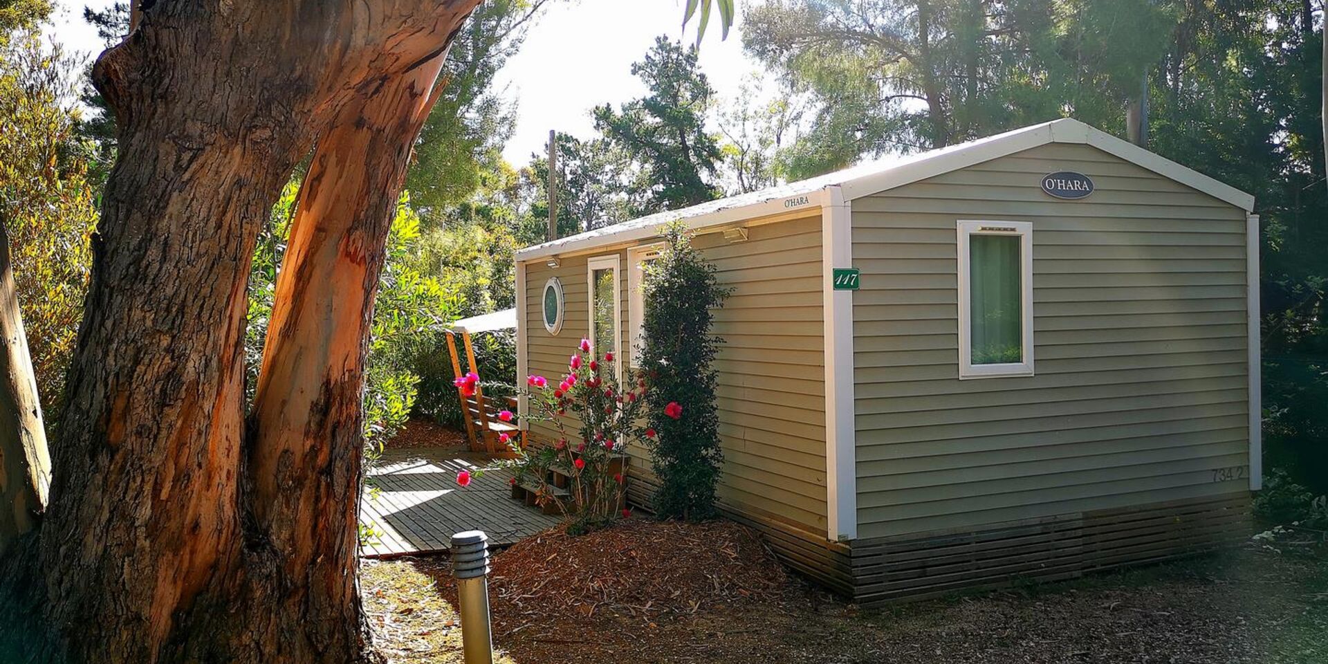 Camping met staracaravans met airco aan de Côte d’Azur