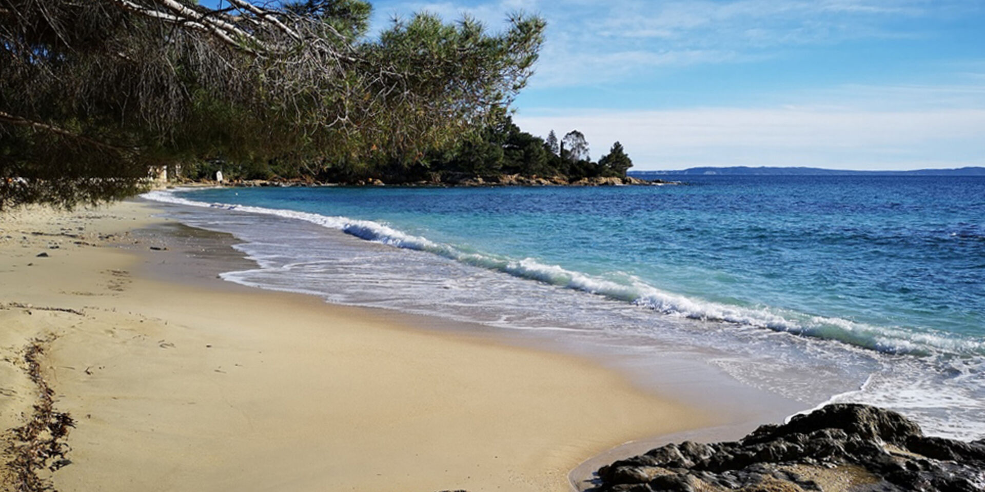 Het strand van La Fossette – Le Lavandou, Côte d’Azur