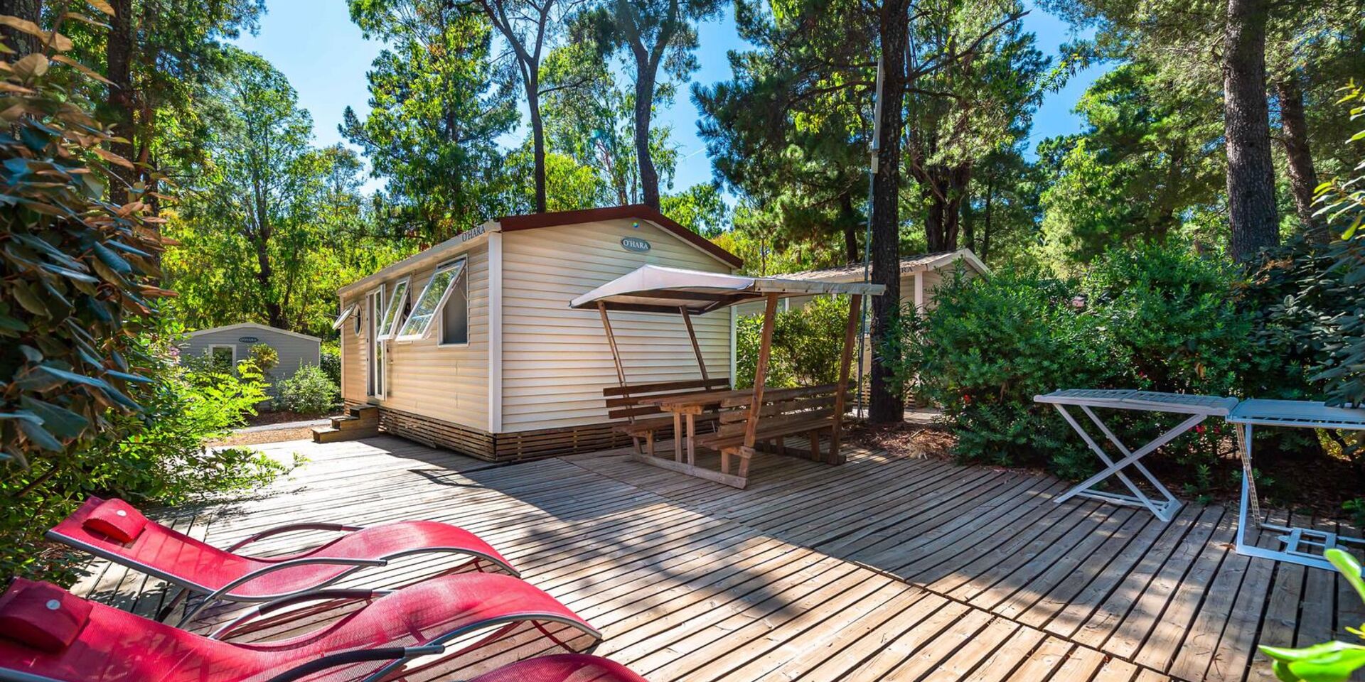 Camping Provence in een groene omgeving