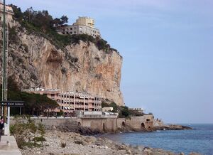 Grotten van Balzi-Rossi in Italië