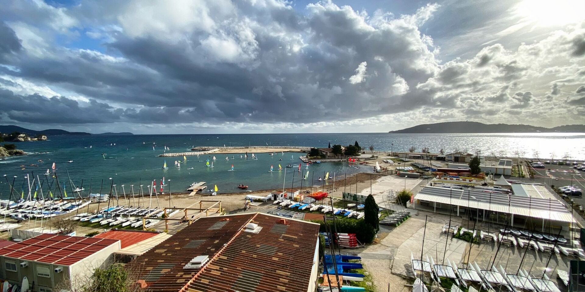 Zandstrand in Toulon