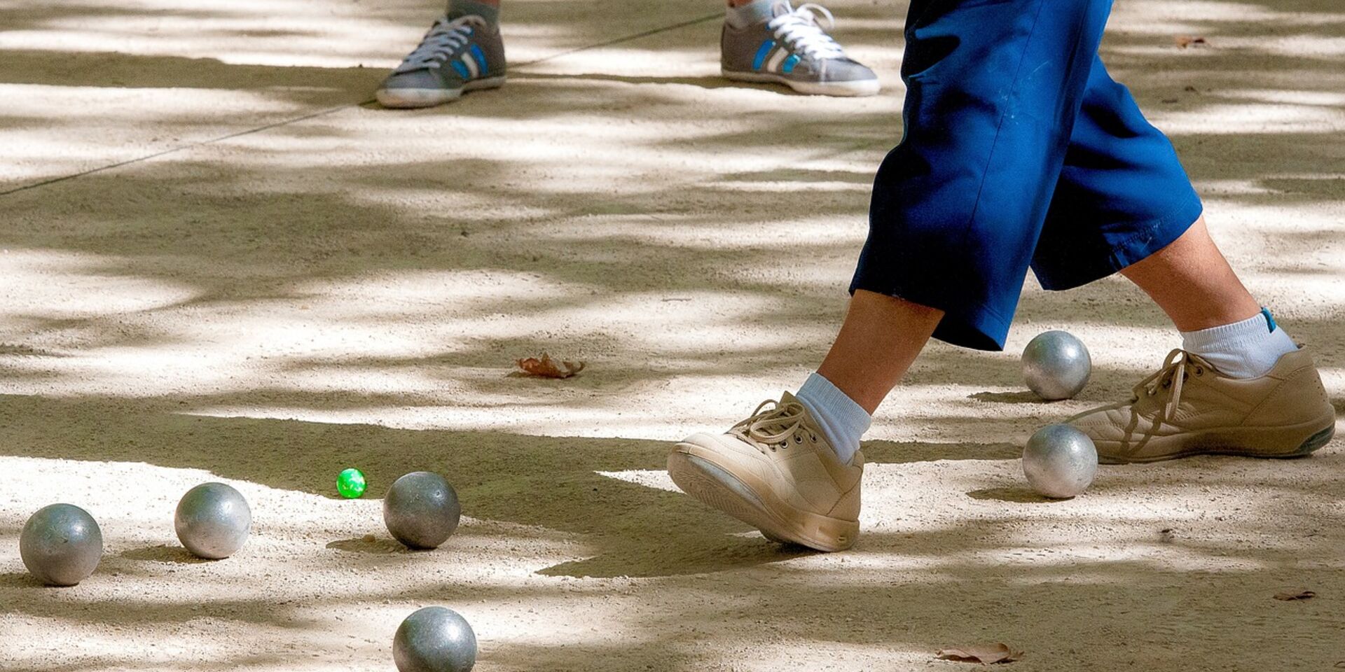 Jeu de boules op de camping