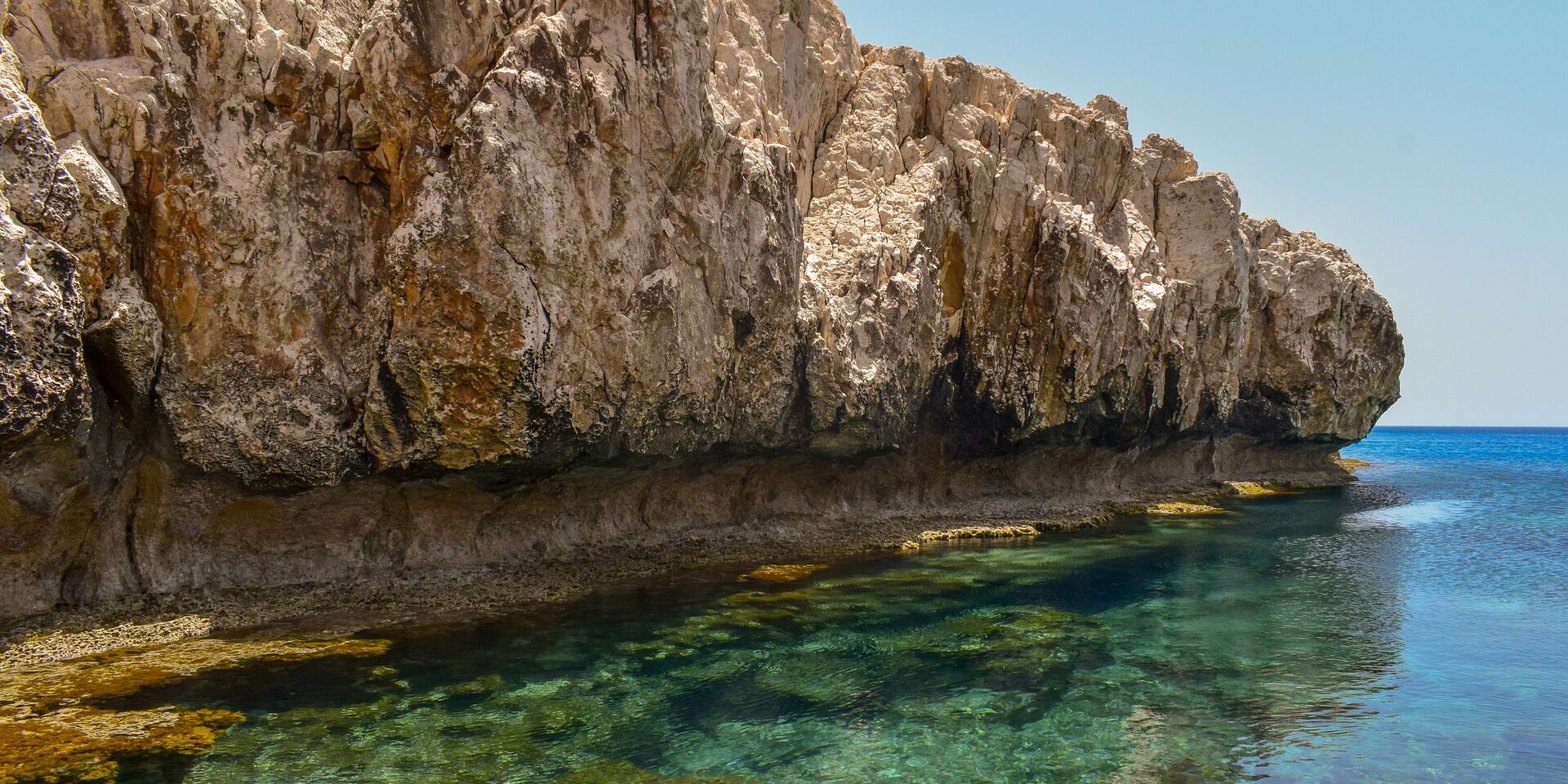 Rustig strand in Hyères